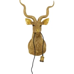 KARE Design Applique Animal Goat doré 45x74cm><noscript><img width=