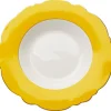 KARE Design Assiette creuse Harlequin jaune Ø23cm> Accessoires