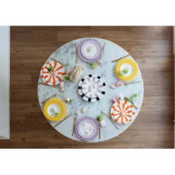 KARE Design Assiette creuse Harlequin jaune Ø23cm><noscript><img width=