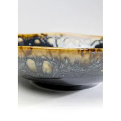 KARE Design Assiette creuse Lio bleu nuit Ø20cm><noscript><img width=