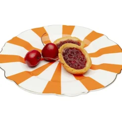 KARE Design Assiette Harlequin orange Ø22cm><noscript><img width=