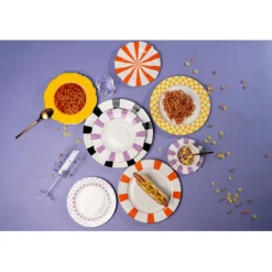 KARE Design Assiette Harlequin orange Ø27cm><noscript><img width=