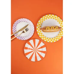 KARE Design Assiette Harlequin violet Ø21cm> Accessoires