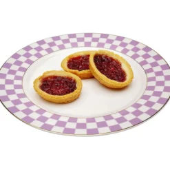KARE Design Assiette Harlequin violet Ø21cm><noscript><img width=