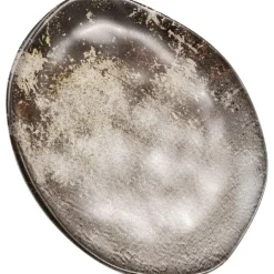 KARE Design Assiette Savannah marron/gris Ø26cm><noscript><img width=