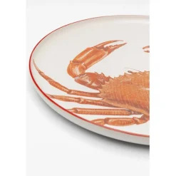 KARE Design Assiettes Crabes rouges Ø27cm assorties><noscript><img width=