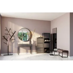 KARE Design Banquette Crossover gris noir 90x40cm> Meubles