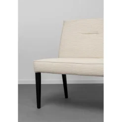 KARE Design Banquette Ledro velours côtelé crème 165cm><noscript><img width=