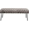 KARE Design Banquette Weave gris 128cm> Meubles
