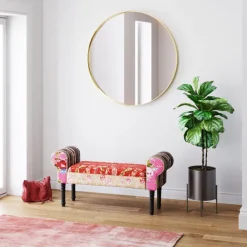 KARE Design Banquette Wing Patchwork rouge> Meubles