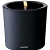 KARE Design Bougie parfumée Sandalwood noir 10cm> Accessoires