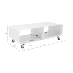 KARE Design Buffet bas Lounge M blanc><noscript><img width=