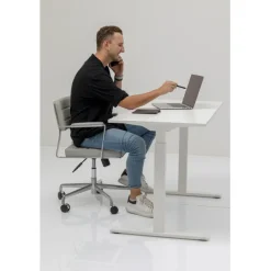 KARE Design Bureau Office blanc blanc 160x80> Meubles