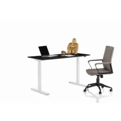 KARE Design Bureau Office blanc noir 140x70> Meubles