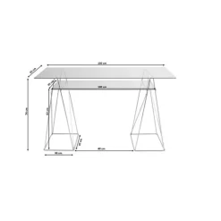 KARE Design Bureau Polar chromé 8 mm (verre trempé)><noscript><img width=