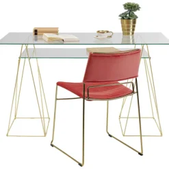 KARE Design Bureau Polar laiton-verre trempé 8mm> Meubles