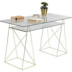 KARE Design Bureau Polar laiton-verre trempé 8mm><noscript><img width=