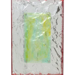 KARE Design Cadre décoratif Crumple jaune 60x90cm> Accessoires