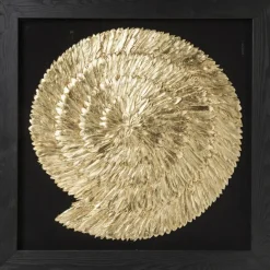 KARE Design Cadre décoratif Golden Snail 120x120cm> Accessoires