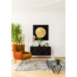 KARE Design Cadre décoratif Golden Snail 120x120cm><noscript><img width=