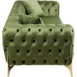 KARE Design Canapé Bellissima 3-places velours vert 240cm><noscript><img width=