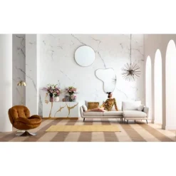 KARE Design Canapé d angle Amalfi droite crème 275cm><noscript><img width=