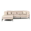 KARE Design Canapé d angle Bellissima velours taupe gauche> Meubles
