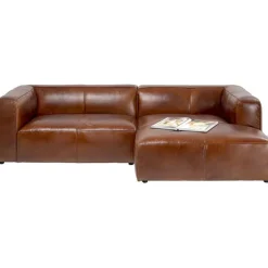 KARE Design Canapé d angle Cubetto cuir marron 270x170cm><noscript><img width=