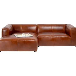 KARE Design Canapé d angle Cubetto cuir marron 170x270cm><noscript><img width=