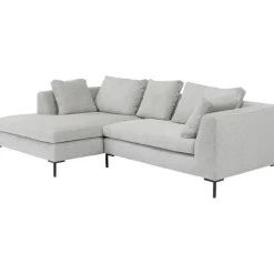 KARE Design Canapé d angle Gianni Cord gris gauche><noscript><img width=