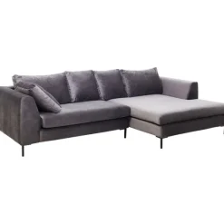 KARE Design Canapé d angle Gianni droite gris-noir><noscript><img width=