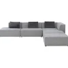 KARE Design Canapé d angle Infinity Atlanta gris droite> Meubles
