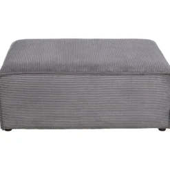 KARE Design Canapé d angle Infinity Ottomane Cord gris droite><noscript><img width=