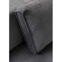 KARE Design Canapé d angle Infinity Ottomane Cord gris droite><noscript><img width=