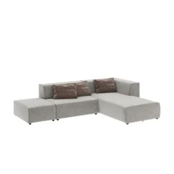 KARE Design Canapé d angle Infinity Vegas gris><noscript><img width=