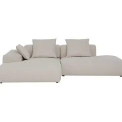 KARE Design Canapé d angle Laguna crème gauche> Meubles