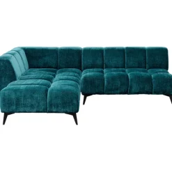 KARE Design Canapé d angle Nia vert foncé gauche 250cm> Meubles