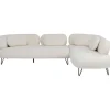 KARE Design Canapé d angle Peppo blanc> Meubles