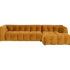 KARE Design Canapé d angle Salamanca brun doré droite  320cm> Meubles