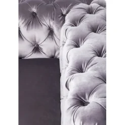 KARE Design Canapé Desire 3-places velours gris><noscript><img width=
