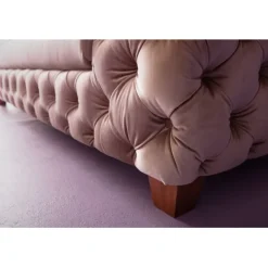 KARE Design Canapé Desire 3-places velours écru><noscript><img width=