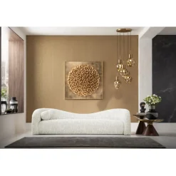 KARE Design Canapé 3-places Livia mélange creme 261cm> Meubles