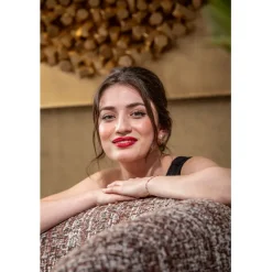 KARE Design Canapé 3-places Livia mélange marron 261cm><noscript><img width=