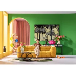 KARE Design Canapé 3-places Salamanca jaune 240cm> Meubles