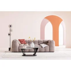 KARE Design Canapé 3-places Salamanca Marron Clair 240cm> Meubles