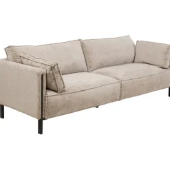 KARE Design Canapé 3-places Victor tissu Beige 233cm><noscript><img width=