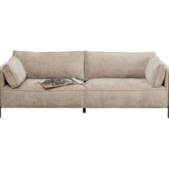 KARE Design Canapé 3-places Victor tissu Beige 233cm><noscript><img width=