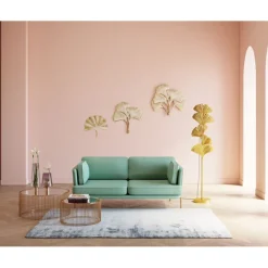 KARE Design Canapé Shirly 3-places vert menthe 221cm> Meubles