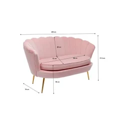 KARE Design Canapé Water Lily 2 pl. Gold Rose><noscript><img width=