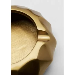 KARE Design Cendrier Avantgard doré Ø15cm><noscript><img width=